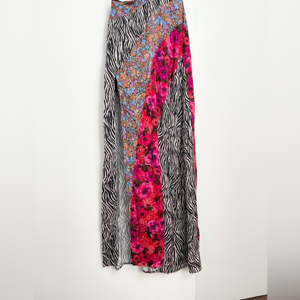NWT For Love and Lemons Sexy Rita Maxi Dress Cutout Printed Size XS - Picture 7 of 9